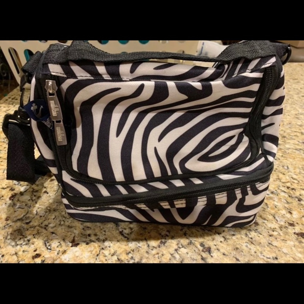 Wildkin Zebra Print Lunch Bag